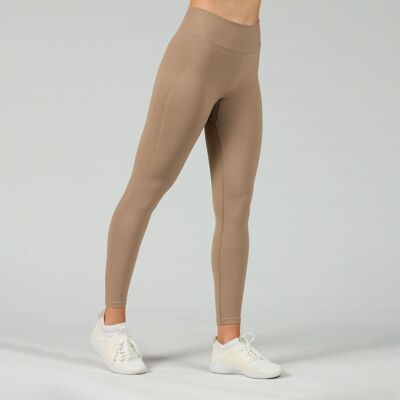 GSA Women's R3 Seamless Ribbed 7/8 Performance Leggings - Mocha