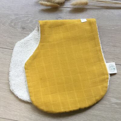 Gelbes Schulterlätzchen aus Bio-Baumwolle