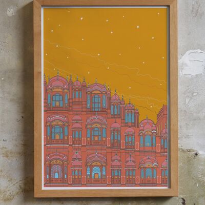 Hawa Mahal Jaipur Inde - 420mm X 297mm