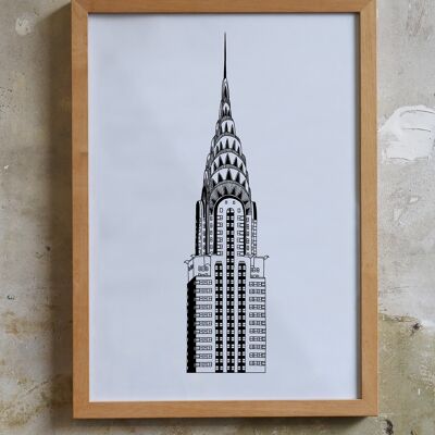 Le dessin du Chrysler Building