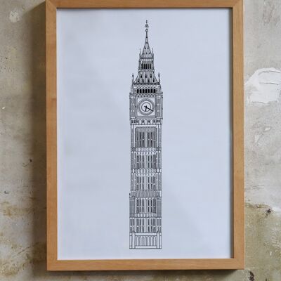 Big Ben-Zeichnung