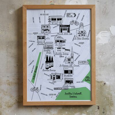 Mappa di Brockley