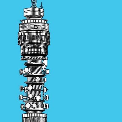 BT Tower Screen Print