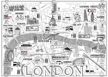 Carte du centre de Londres 2