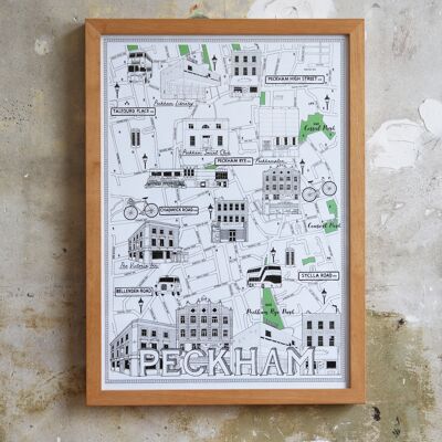 Mappa di Peckham