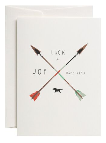 Carte de voeux Lucky Arrows 1