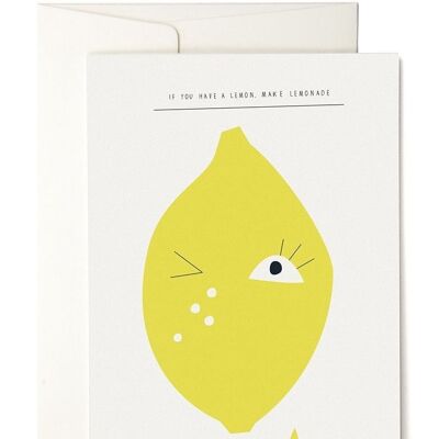 Lemon Grusskarte