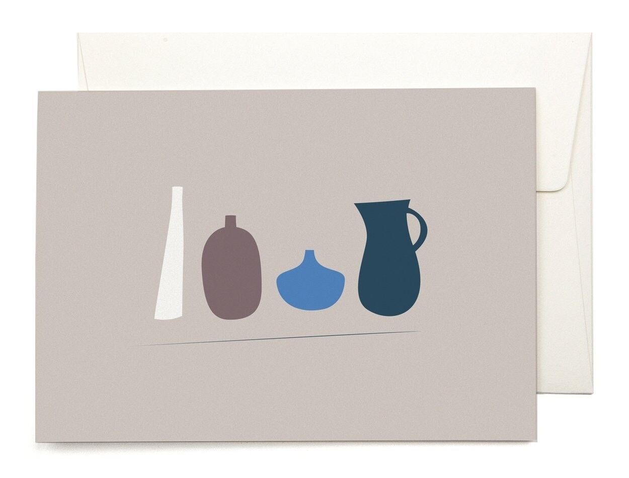 Vase Collection Grusskarte