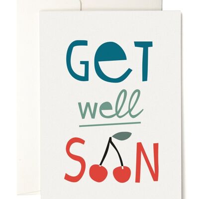 Get Well Soon tarjeta de felicitación