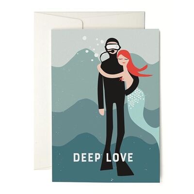 Deep Love Grusskarte