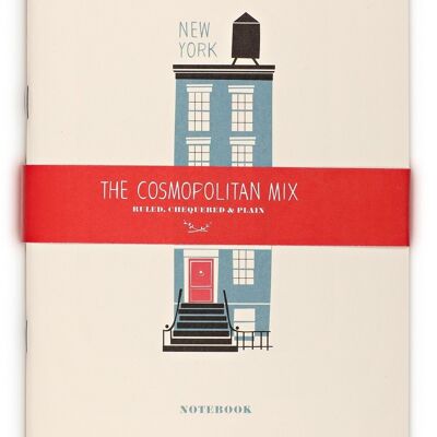 Cosmopolitan Mix, 3 Notizbücher A5 (Berlin, New York, Paris)