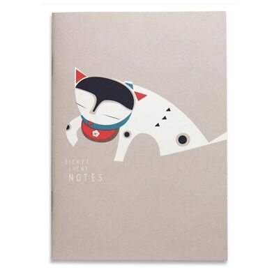 Cahier Secret Lucky Notes A6, vierge