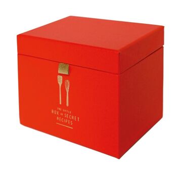 Coffret recette, rouge vif 4