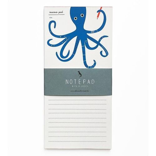 Octopus Notizblock