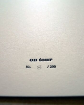 En tournée, Letterpress Printing, Ltd. 200 2