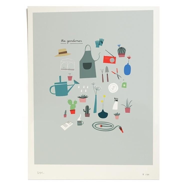 Il giardiniere, stampa, Ltd. 250