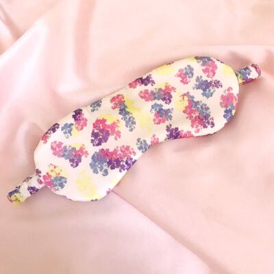 Floral Print Silk Beth Eye Mask