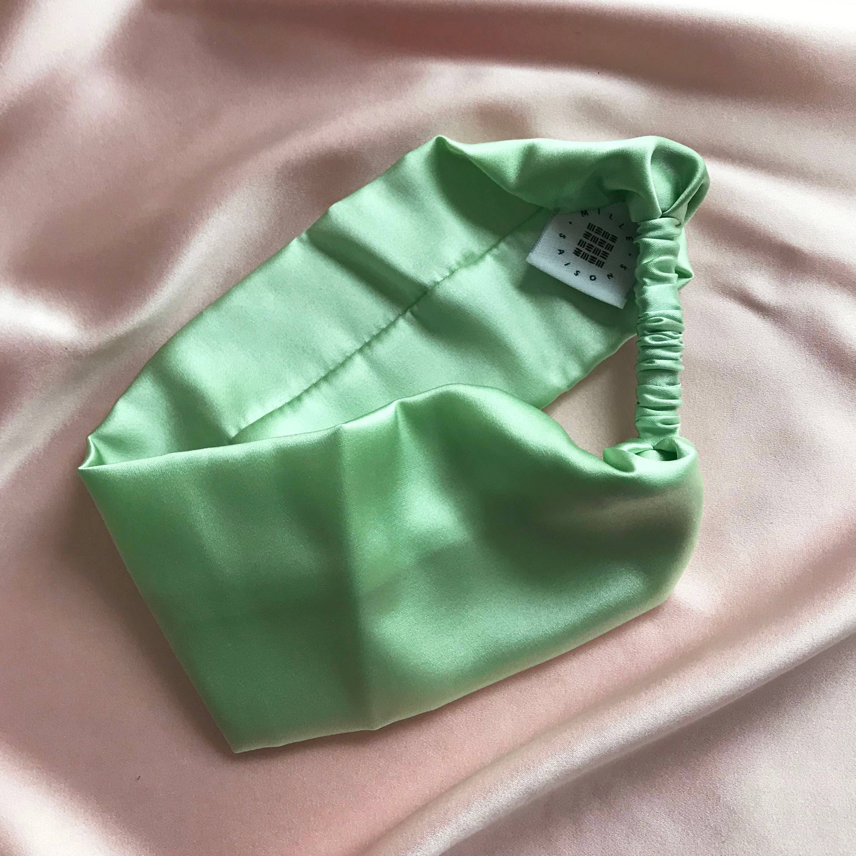 Silk Anya Headband-Mint