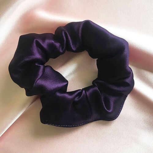 Silk Astrid Scrunchie 22 Colours-Amethyst