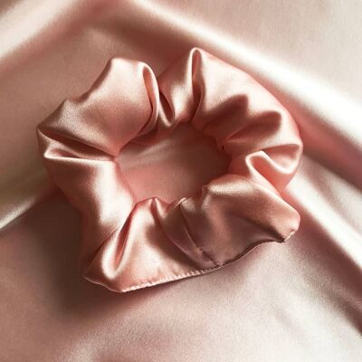Silk Astrid Scrunchie 22 Colours-Oyster Pink