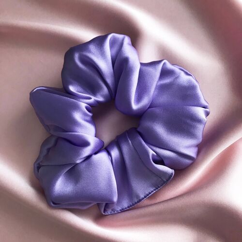 Silk Astrid Super Scrunchie-Lilac