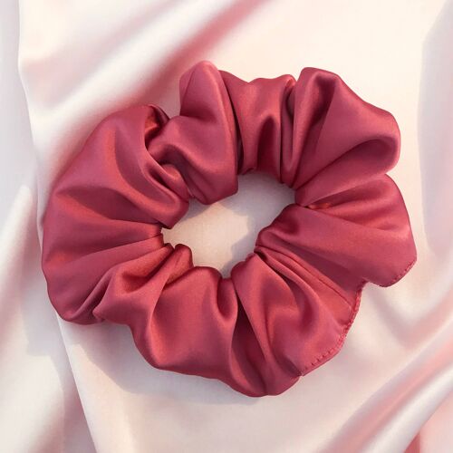 Silk Astrid Super Scrunchie-Rose Petal