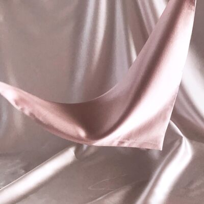 Silk Audrey Headscarf-Oyster Pink