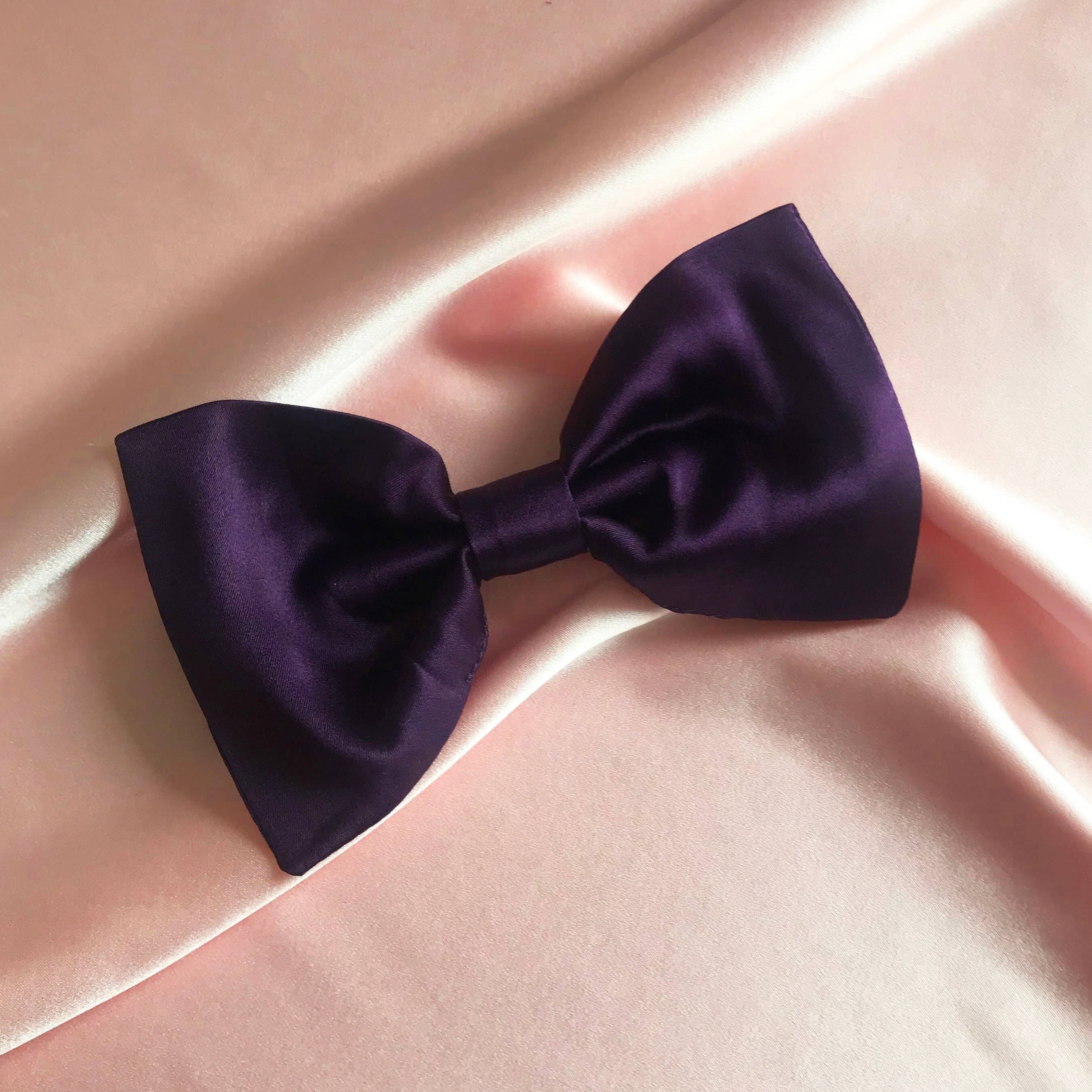 Seidenlilie Haarschleife-Amethyst