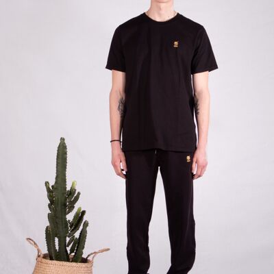 HDV Embroidered Black T-shirt