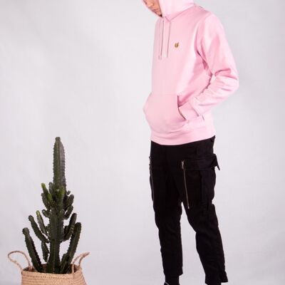 HDV Embroidered Pink Hoodie