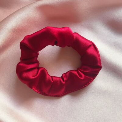Silk Mini Scrunchie Astrid 22 colori-Ruby
