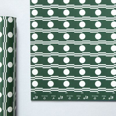 Patterned Papers - Benita print in Forest Green