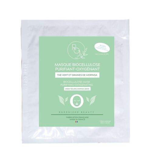 Masque visage purifiant-oxygénant