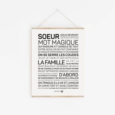 Affiche Sœur - A3