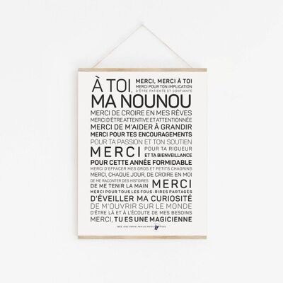 Affiche Nounou - A4