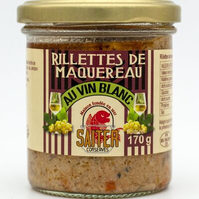 Rillettes de Maquereau de Trouville au vin blanc