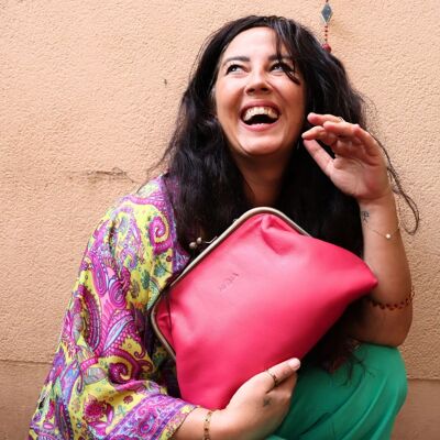 Borsa in pelle retrò con autentico stile vintage - PATCHI