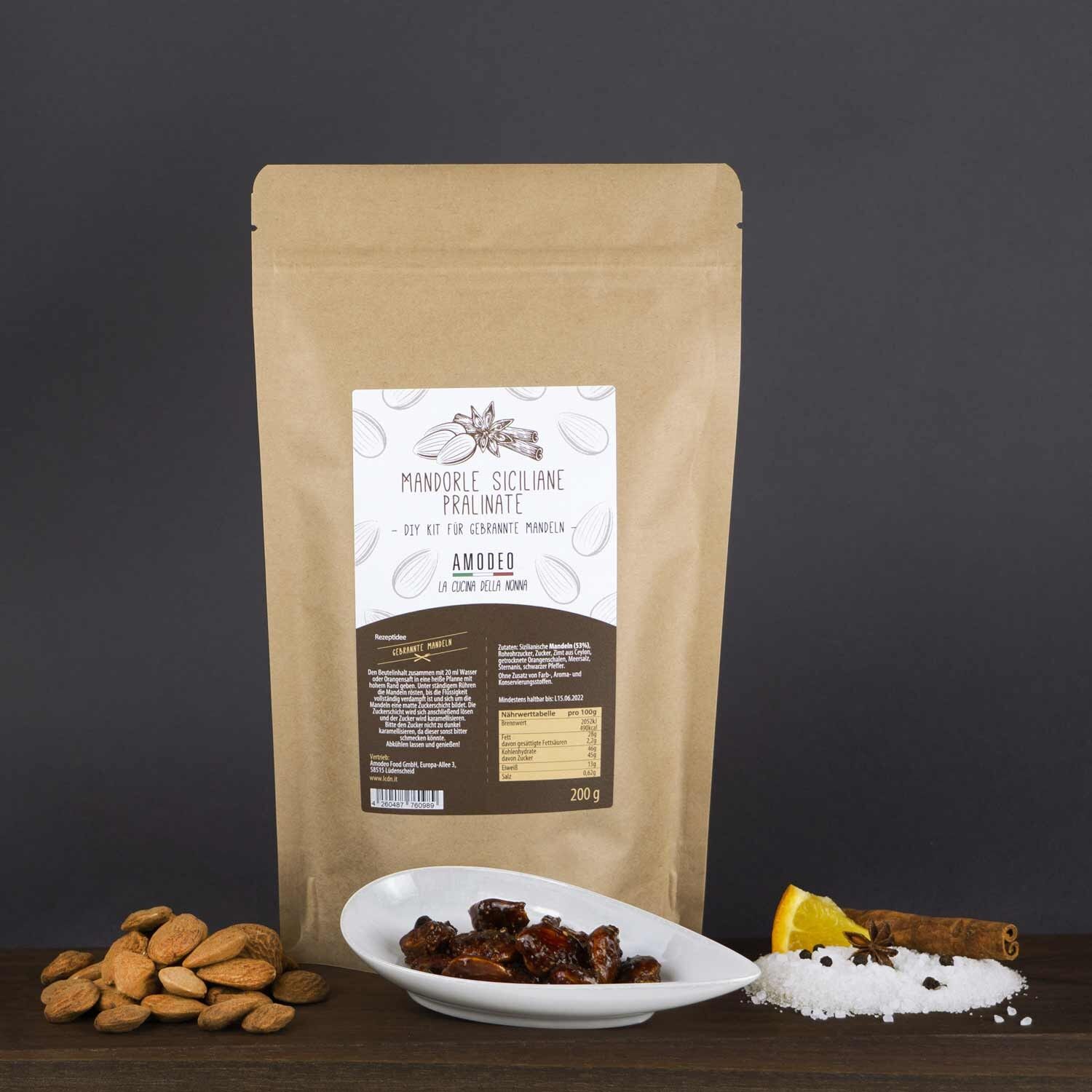 DIY KIT Gebrannte sizilianische Mandeln
