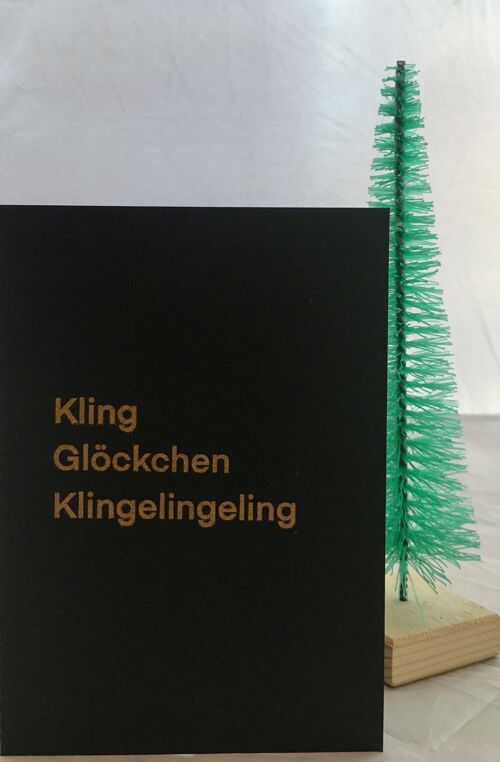 Karte Kling Glöckchen