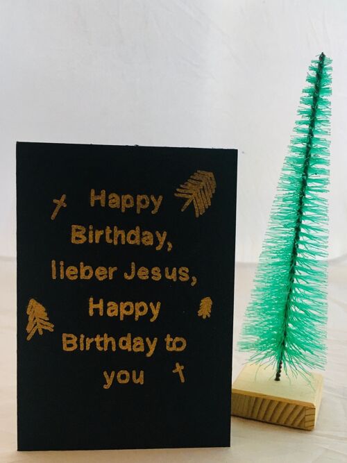 Karte Happy Birthday Jesus