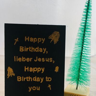 Scheda Buon Compleanno Gesù