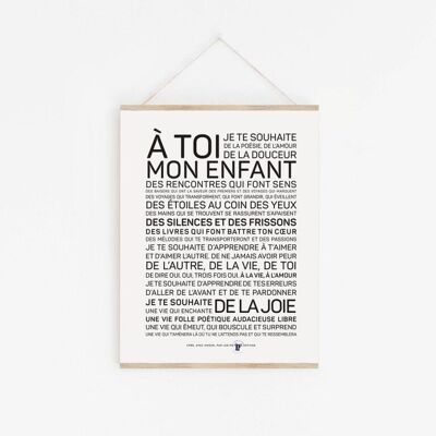 Affiche Naissance, mon enfant - A3