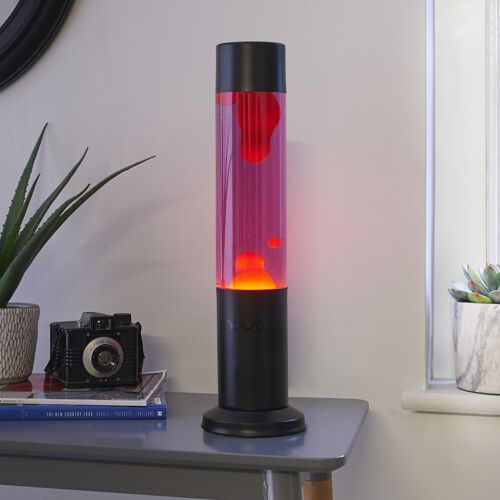 Nova Lava Lamp. Purple Liquid/Red Wax