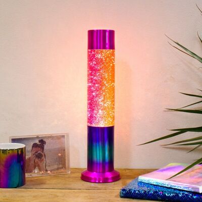 Lampada Glitter Arcobaleno Nova