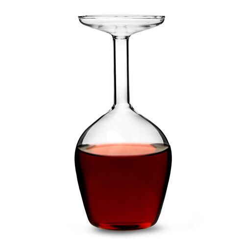 Upside Down Wine Glass 375ml