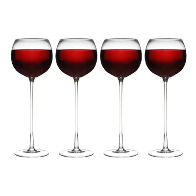 Set di 4 bicchieri da vino a stelo lungo (visto in TV)