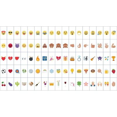 Pacchetto personaggi colorati Emoji
