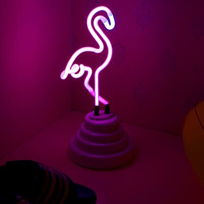 Lámpara Flamingo Neon