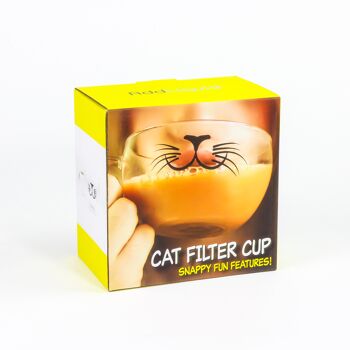 Tasse de filtre en verre pour chat 3