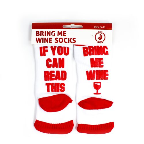 Bring Me Wine Socks